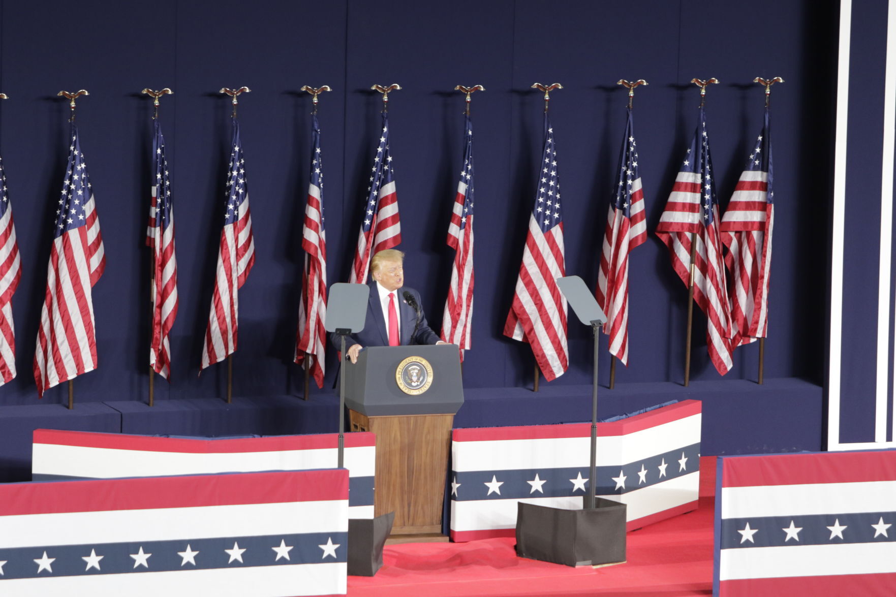 trump speaks
